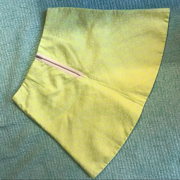 J. Crew Neon Flared Skirt - Sz 6 - Picture 6 of 6